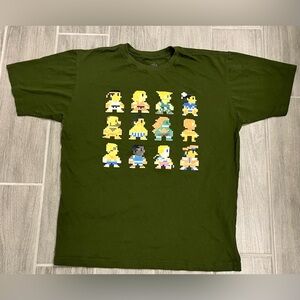 Street Fighter II Retro Pixel Graphic Tee – Arcade Game t-shirt